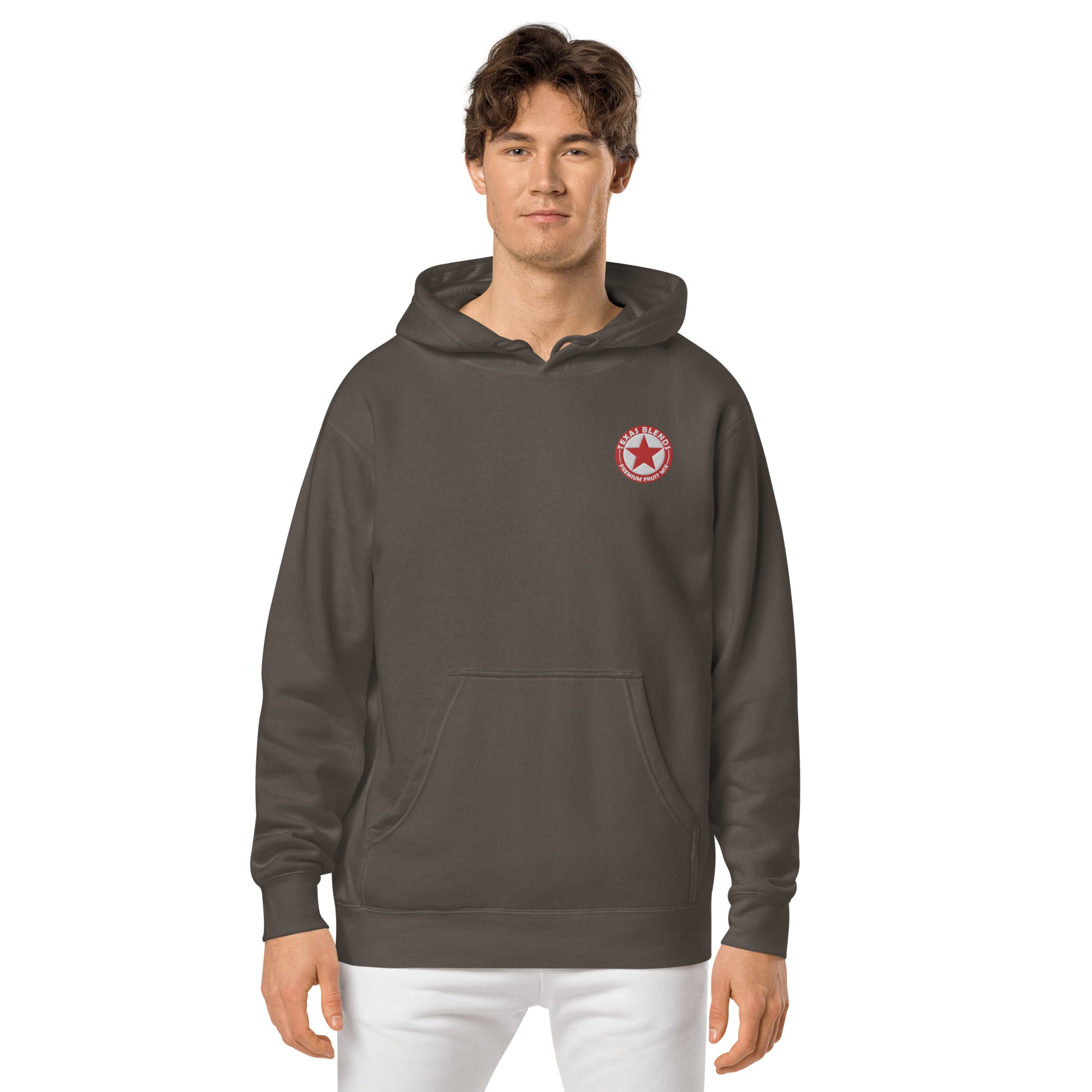 Texas Blends Red Logo Unisex pigment-dyed hoodie