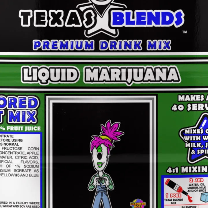 Liquid Mary J bottle with its real label